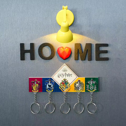 Pack Mágico 4 casas + Colgador de Llaves Hogwarts™